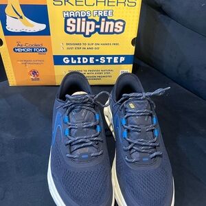 Skechers Men's Blue Slip-Ins Sneakers